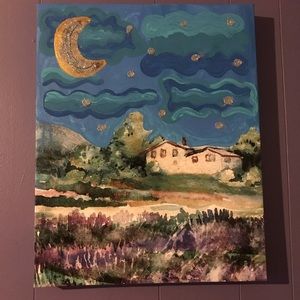 Hand painted original wall art decor by me